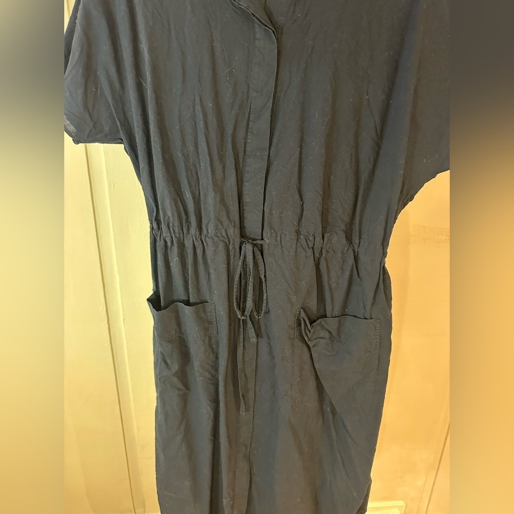 COS Midi Short Sleeve Cinch Waist Shirt Dress XS - Picture 3 of 4